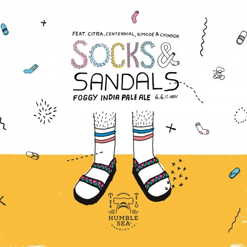 Humble Sea Brewing Co. Socks & Sandals