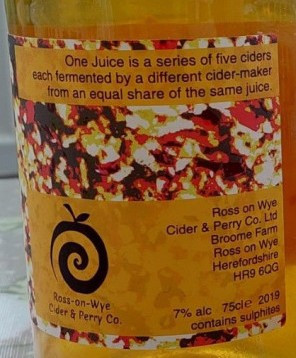 Ross On Wye Cider & Perry (Broome Farm) One Juice