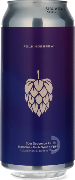 Folkingebrew Sour Sequence #5 - Blueberries, Maple Syrup & Vanilla