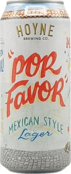 Hoyne Brewing Por Favor Cerveza