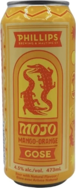 Phillips Brewing and Malting Co. Mojo Mango-Orange Gose