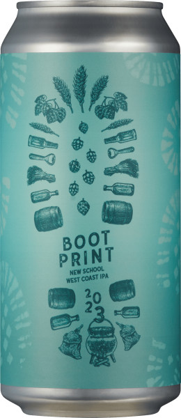 Hop Notch Brewing Boot Print 2023 New School West Coast IPA