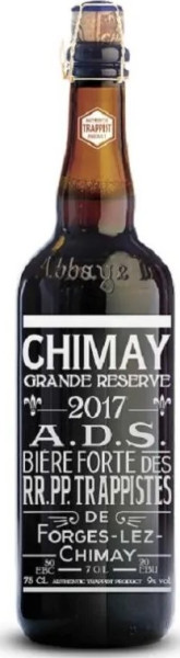 Bières de Chimay (Abbaye de Scourmont) Bleue / Blue / Grande Réserve (2017)