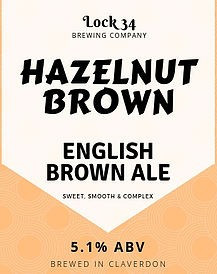 Lock 34 Brew Co. Hazelnut Brown