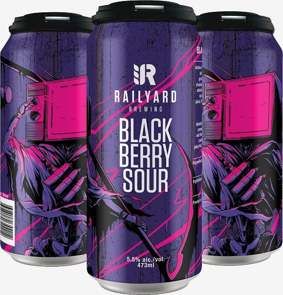 Railyard Brewing Blackberry Sour