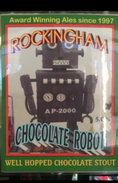 Rockingham Ales Chocolate Robot