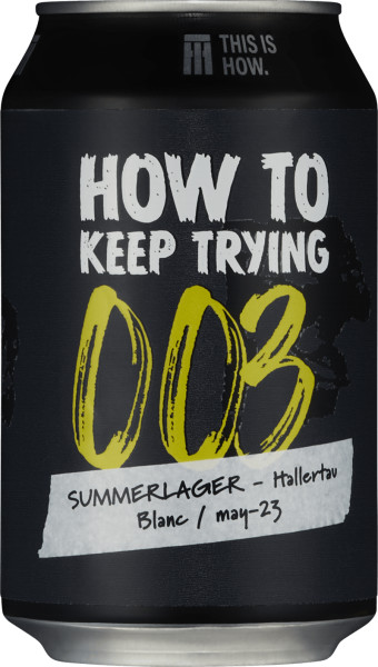 This Is How How To Keep Trying #003 Summer Lager