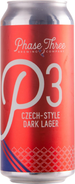 Phase Three Brewing Company P3 Czech-Style Dark Lager