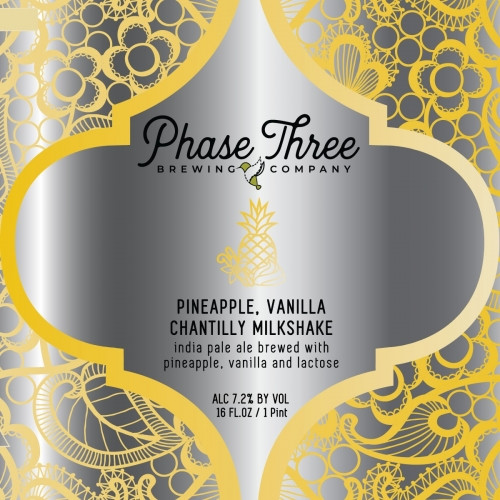 Phase Three Brewing Company Pineapple Vanilla Chantilly Milkshake