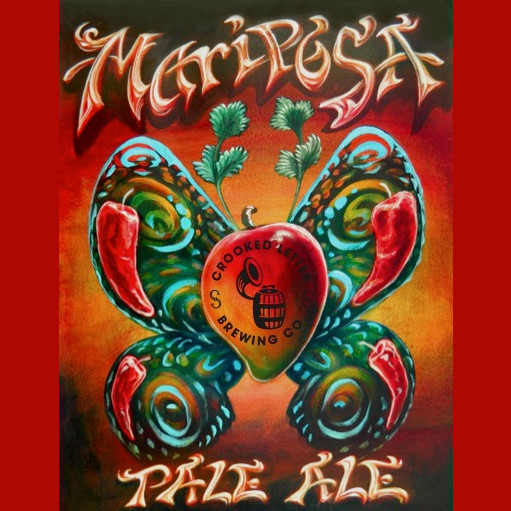 Crooked Letter Brewing Company Mariposa Pale Ale