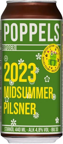 Poppels Bryggeri 2023 Midsummer Pilsner