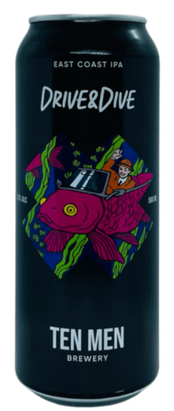 Ten Men Brewery Drive & Dive IPA