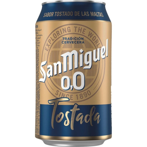 San Miguel Spain 0,0 Tostada