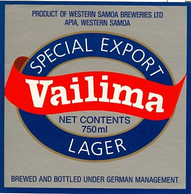 Samoa Breweries / Paradise Beverages Vailima Special Export Lager