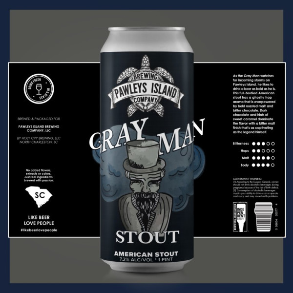 Pawleys Island Brewing Company Gray Man Stout