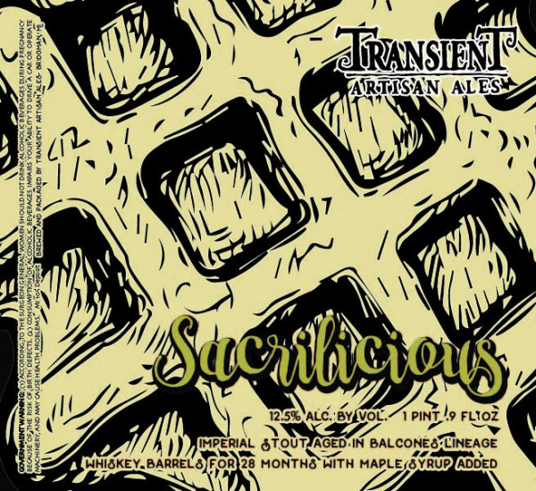 Transient Artisan Ales Sacrilicious