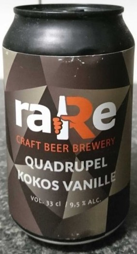 raRe Craft Beer Brewery Quadrupel Kokos Vanille