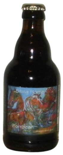 Hornbeer Biting Horse