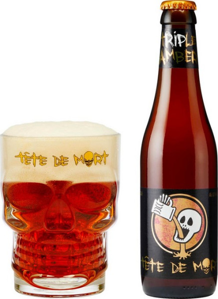 Brasserie du Bocq Tête de Mort Triple Amber