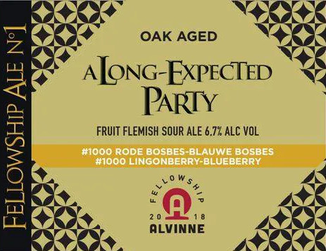 Brouwerij Alvinne Fellowship Ale 2018 n° 1: A Long-Expected Party
