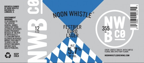 Noon Whistle Brewing Company Festbier Euro Lager