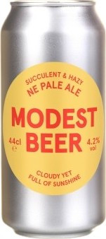 Modest Beer Cloudy Yet Full of Sunshine