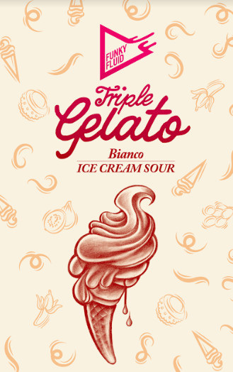Funky Fluid Triple Gelato: Bianco
