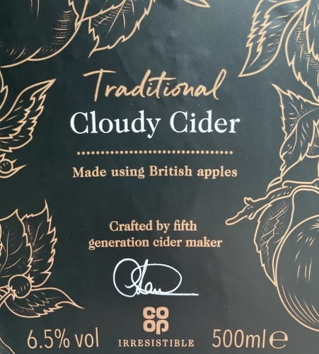 Co-operative Supermarket Traditional Cloudy Cider