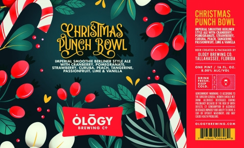 Ology Brewing Company Christmas Punch Bowl