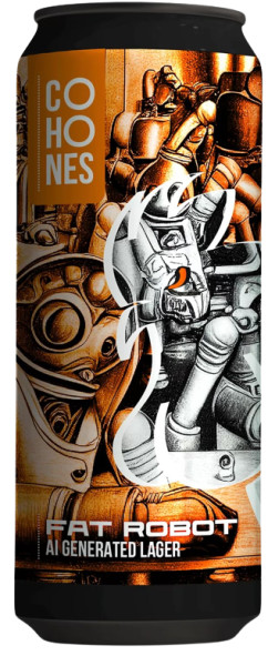 Cohones Brewery Fat Robot - AI generated beer