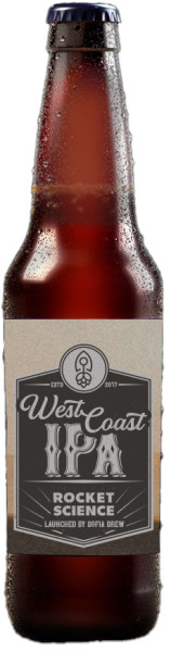Rocket Science Beer / Sofia Brew West Coast IPA