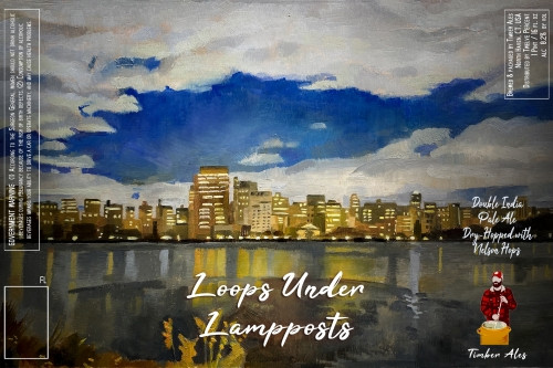 Timber Ales Loops Under Lampposts