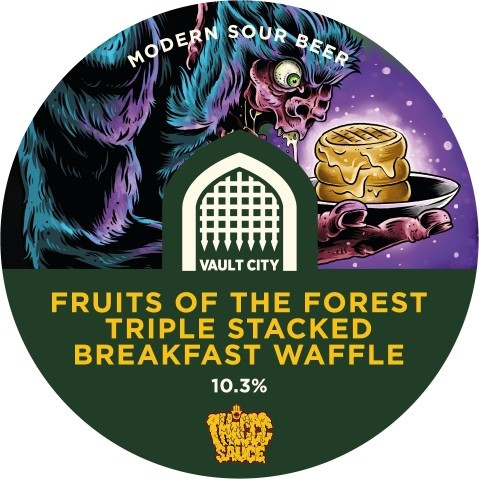 Vault City Fruits of the Forest - Triple Stacked Breakfast Waffle