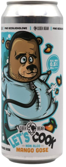 Deer Bear Let's Cook - Non Alco Mango Gose