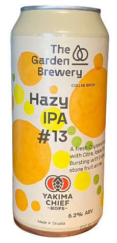 The Garden Brewery Hazy IPA #13: Yakima Chief Hops Collaboration