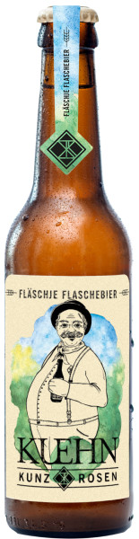 Kuehn Kunz Rosen Fläschje Flaschebier