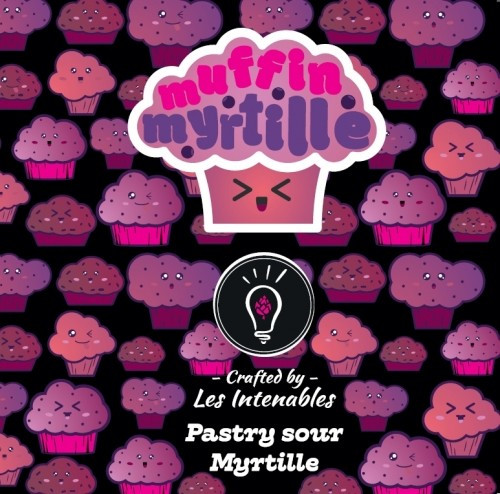 Les Intenables Craft Beer Muffin - Myrtille