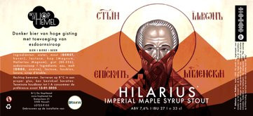 Brouwerij de HopHemel Hilarius Imperial Maple Syrup Stout