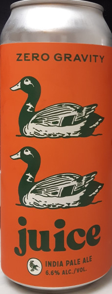 Zero Gravity Craft Brewery Duck Duck Juice