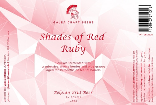 Galea Craft Beers Shades of Red: Ruby