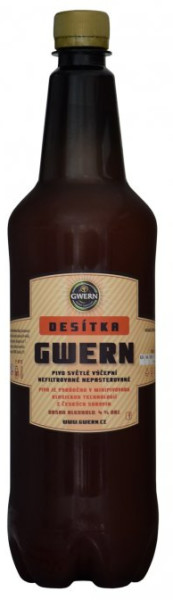Rodinný minipivovar Gwern Desítka 10°