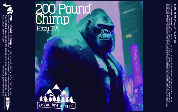 Arvon Brewing Co. 200 Pound Chimp