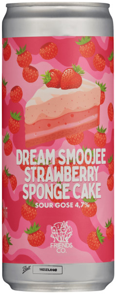 Friends Company Brewing Dream Smoojee: Strawberry Sponge Cake
