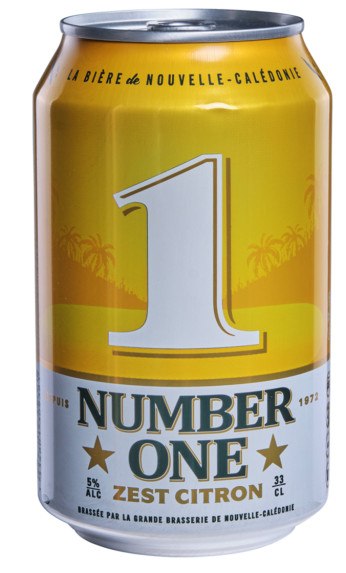 Grande Brasserie de Nouvelle-Calédonie SA Number One Zest Citron