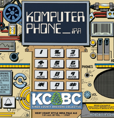 KCBC (Kings County Brewers Collective) Komputer Phone_IPA