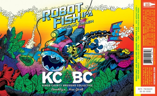KCBC (Kings County Brewers Collective) Robot Fish: Mosaic Smash