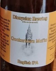 Dionysiac Brewing Quakertown Mafia