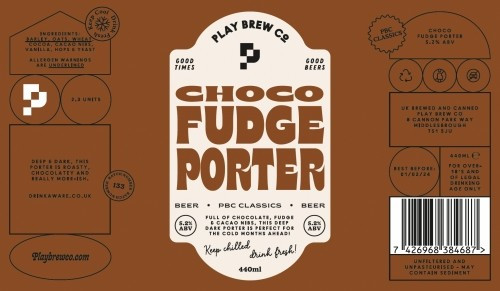 Play Brew Co Choco Fudge Porter