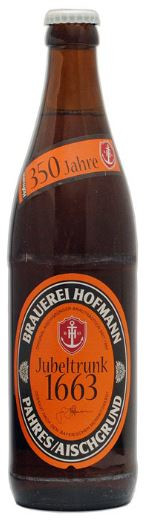 Privatbrauerei Hofmann Jubeltrunk 1663