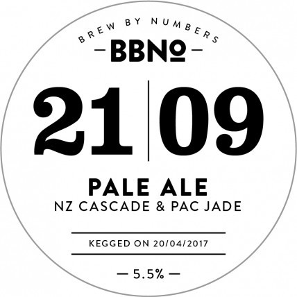 Brew By Numbers 21|09 Pale Ale - NZ Cascade & Pac Jade